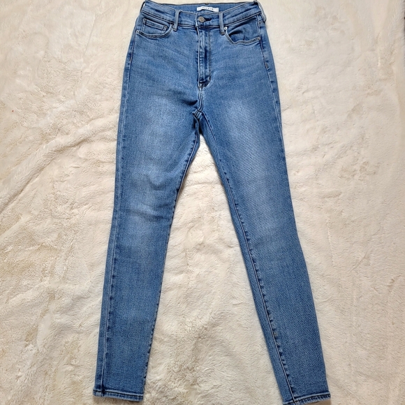 PacSun light blue super high rise jegging - Picture 3 of 11